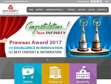 Tablet Screenshot of infinityinfoway.com